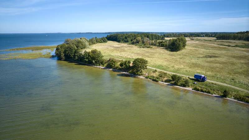 polen-see-strand-camp-free