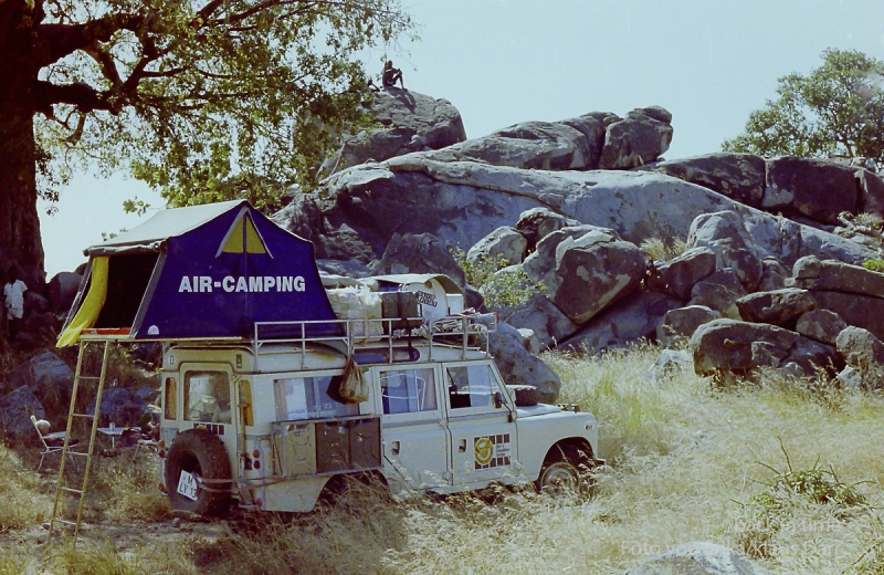 Camp in den Nubabergen-Sudan 1978