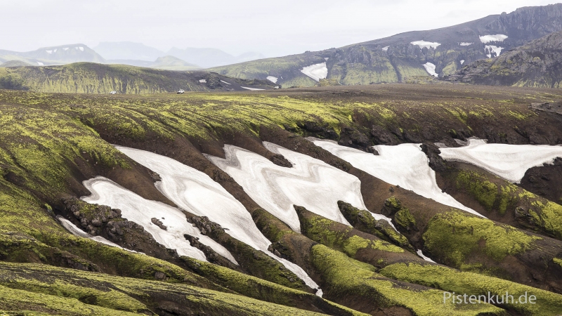 Island-Hochland-Eis-Land-Rover