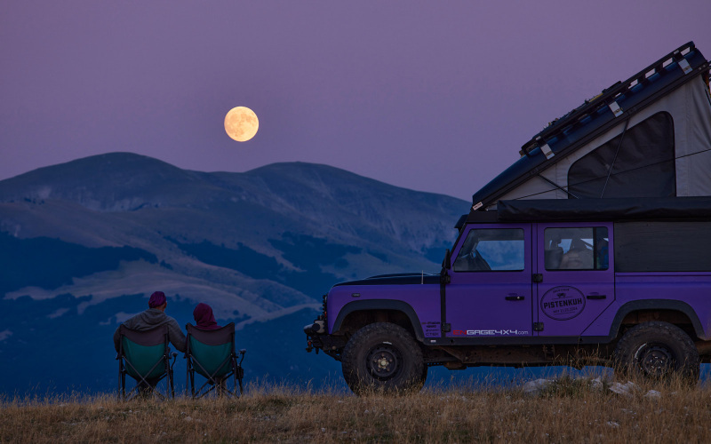 Vollmondbild-Abruzzen