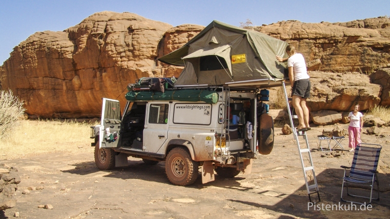 Defender-Dachzelt- Abenteuer