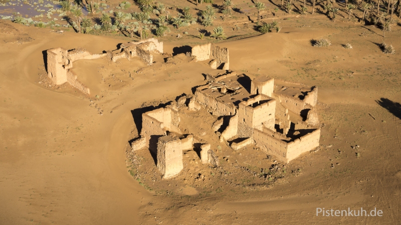 Luftbild-Marokko-Ruine-Kasbah-Tighremt-2