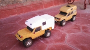 modellauto holz toyota weltreisemobil