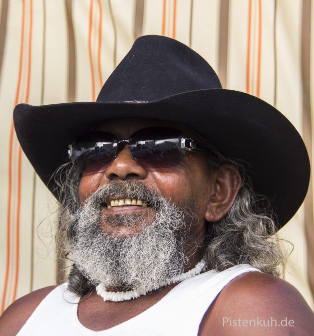Ein Aborigine als Fuhrunternehmer