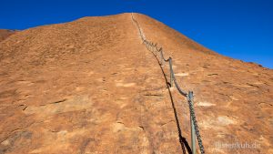 Aufstiegshilfe auf den Uluru