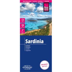Reise Know-How Landkarte Sardinien (1:200.000)