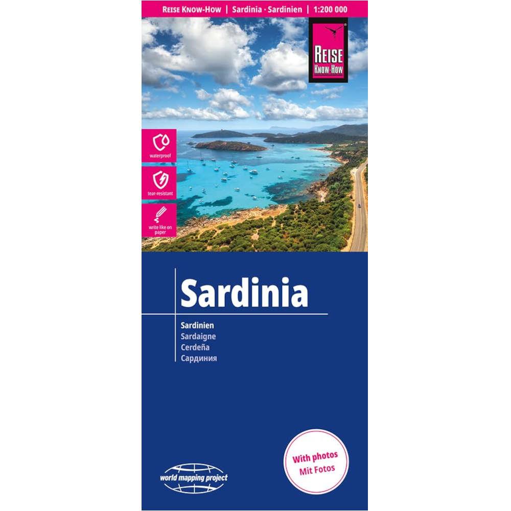 Reise Know-How Landkarte Sardinien (1:200.000)