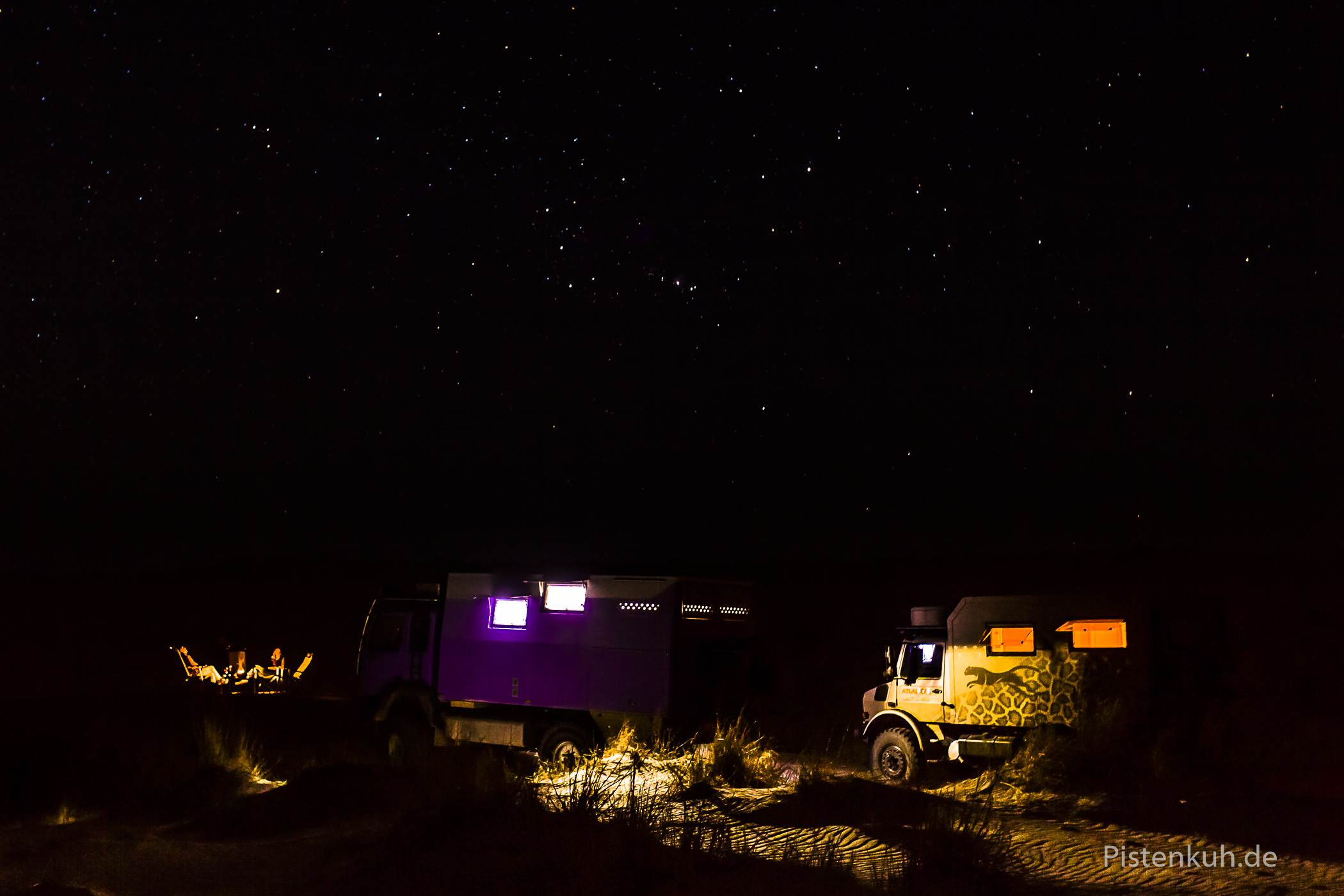 Nachts in der Sahara