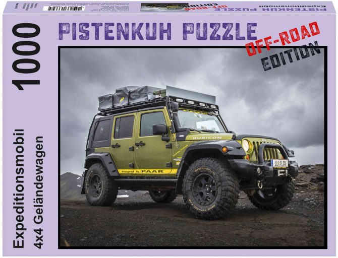 Puzzle Offroad Edition 1000 Pezzi – Jeep Rubicon In Spedizione – Formato 68x48 Cm – Prodotto In Germania