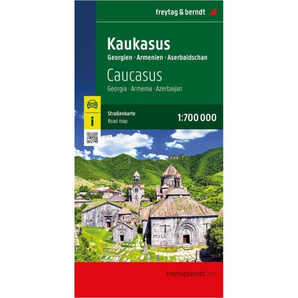 Kaukasus - Georgien - Armenien - Aserbaidschan Landkarte
