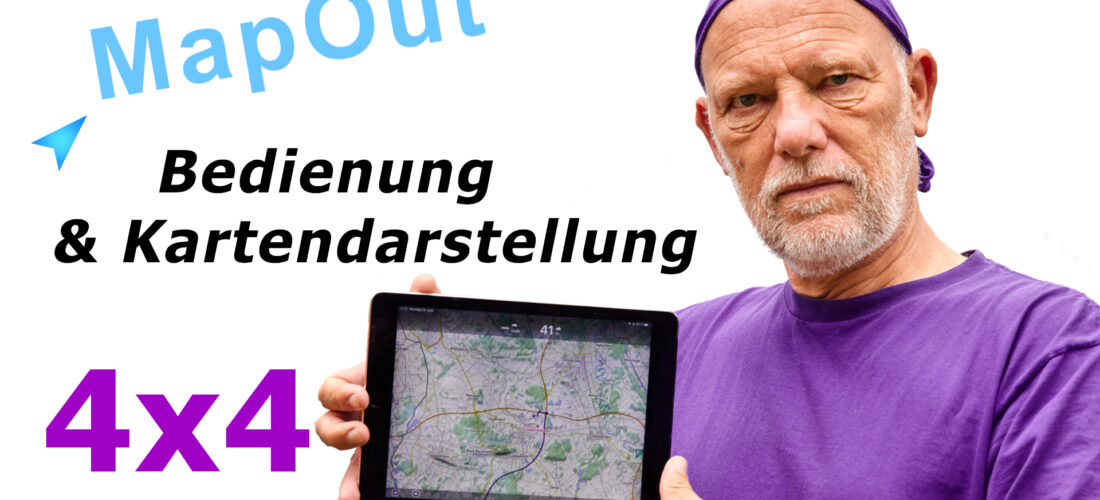 Navigationsapp Mapout auf dem iPad/iPhone