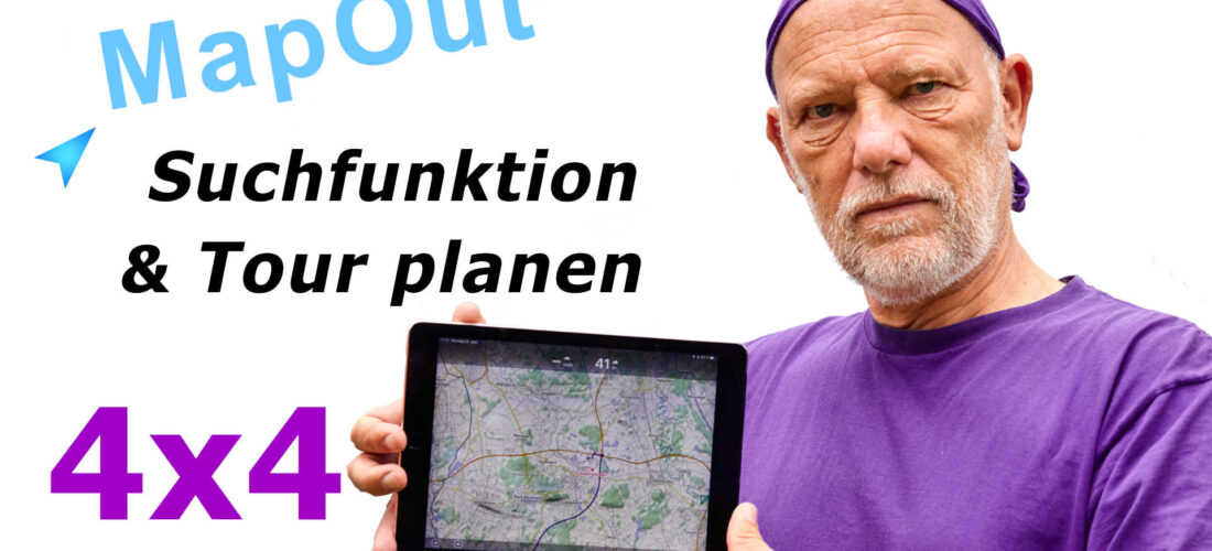 Navigationsapp Mapout – Tour planen