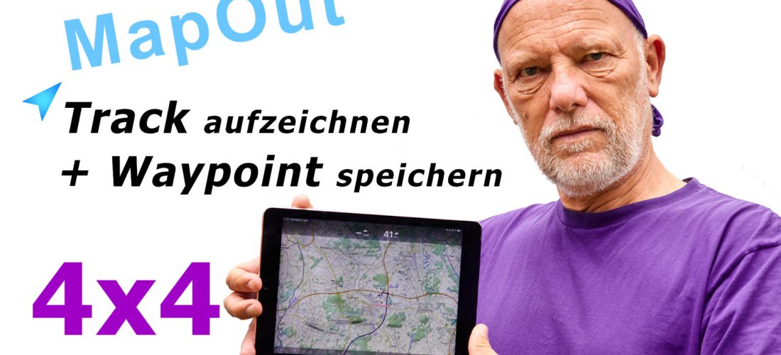 Navigationsapp Mapout – Trackaufzeichnung und Wegpunkte speichern