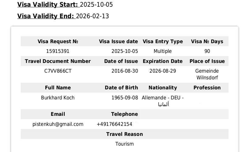 Beantragung E-Visum für Mauretanien Beantragung E-Visum für Mauretanien