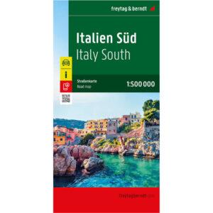 Italien Süd, Straßenkarte 1:500.000, freytag & berndt